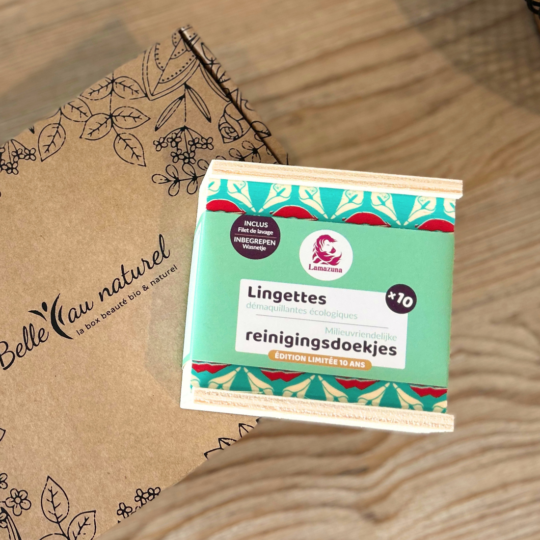 Coffret 10 lingettes démaquillantes lavables - Lamazuna