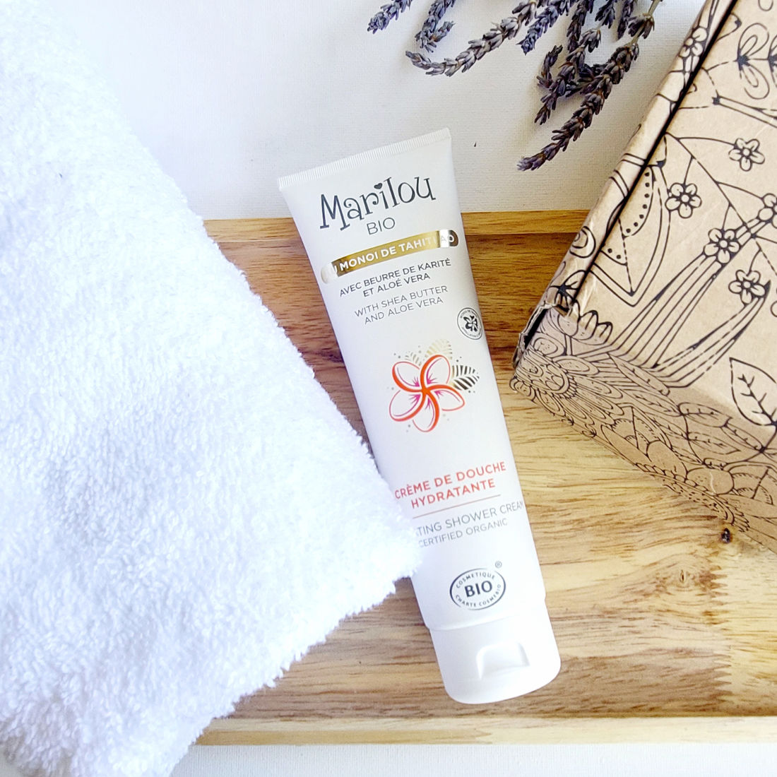 Crème de douche au Monoï Bio 150ml - Marilou Bio