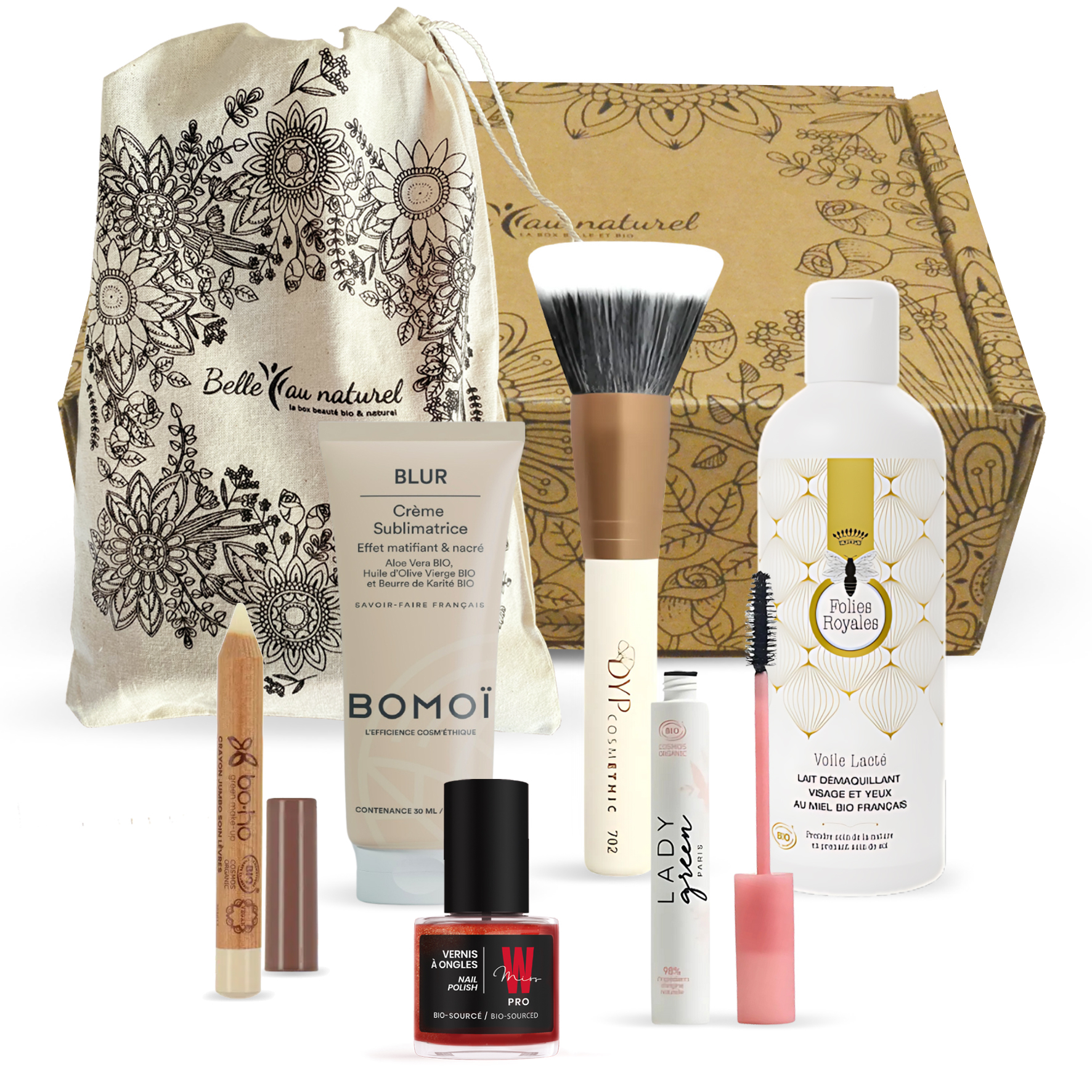 Coffret beauté maquillage biologique Français belle au naturel