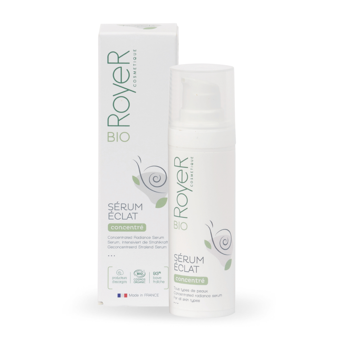 Sérum éclat concentré à la bave d’escargot Bio - Maison Royer