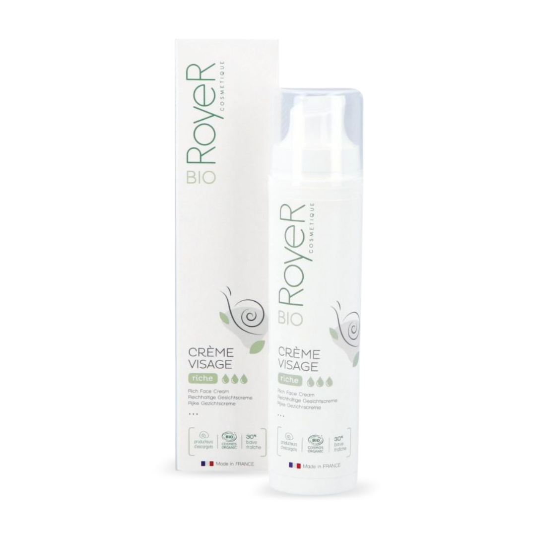 Crème visage riche anti‑âge bio - Maison Royer