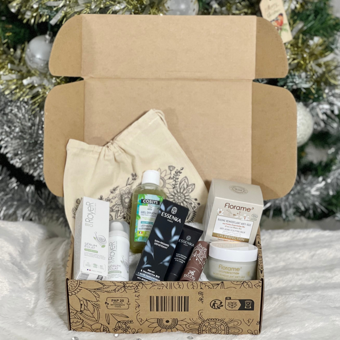 Box beauté cosmétiques BIO Féérie de Noël