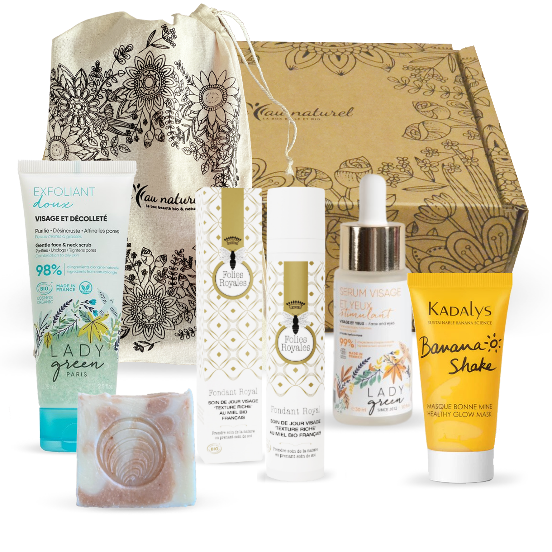 Coffret cadeau cosmétiques cocooning bien-être Biologique Français de Belle au Naturel