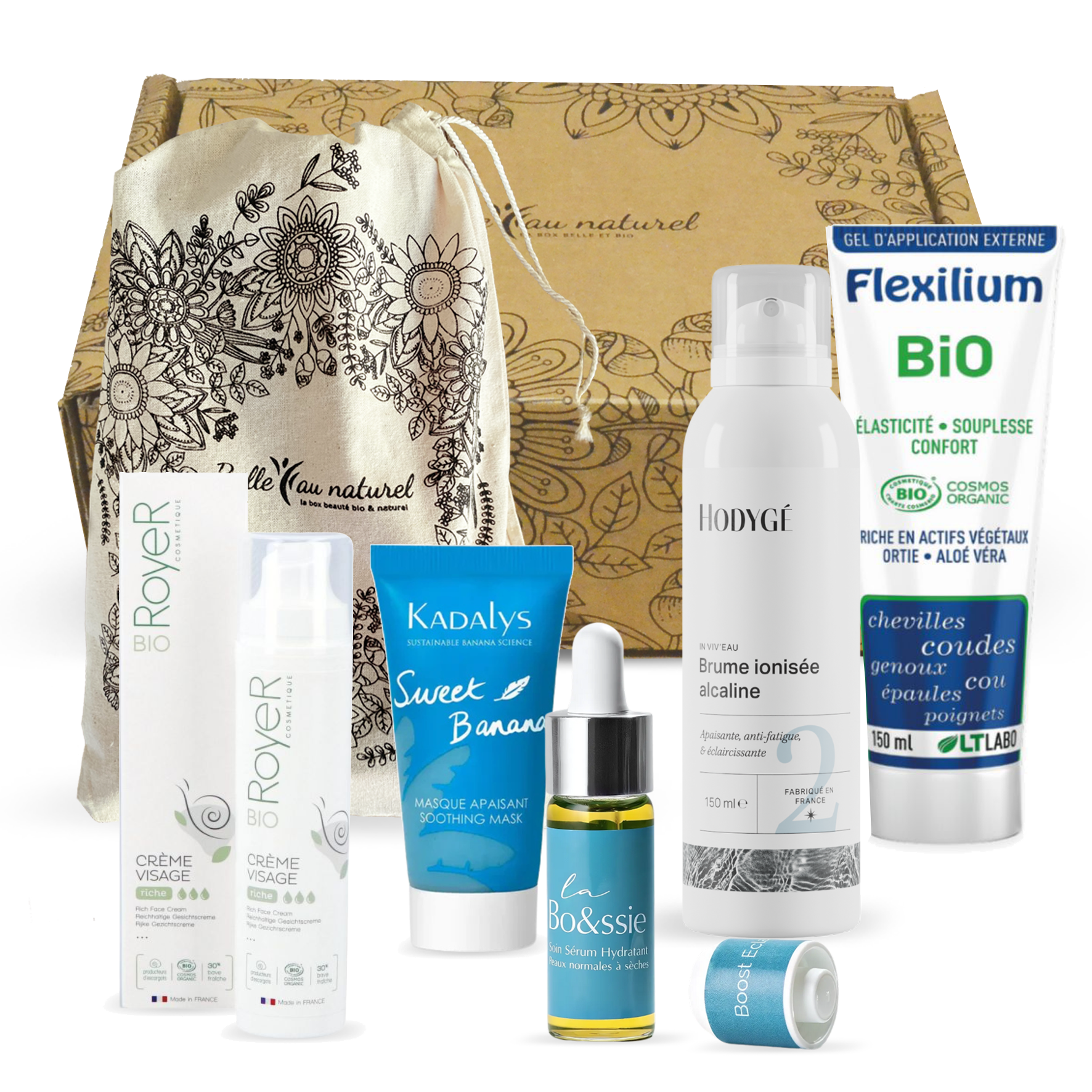 Coffret cosmétiques Suprême Hydratation Biologiques Français  de Belle au Naturel