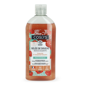 Gelée de Douche Adoucissante Fraise & Tomate Bio – Coslys