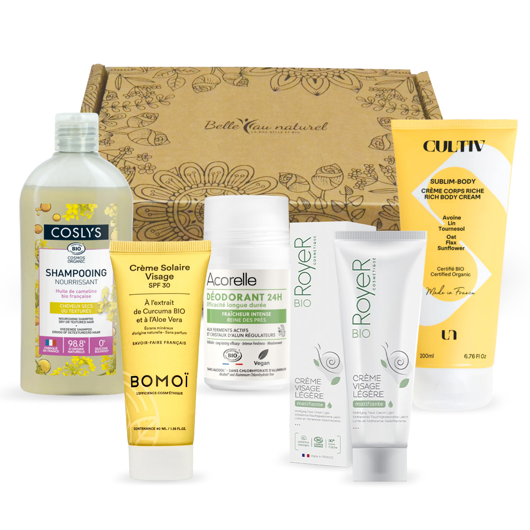 Coffret beauté cosmétiques BIO Rituel du soir de Belle au Naturel