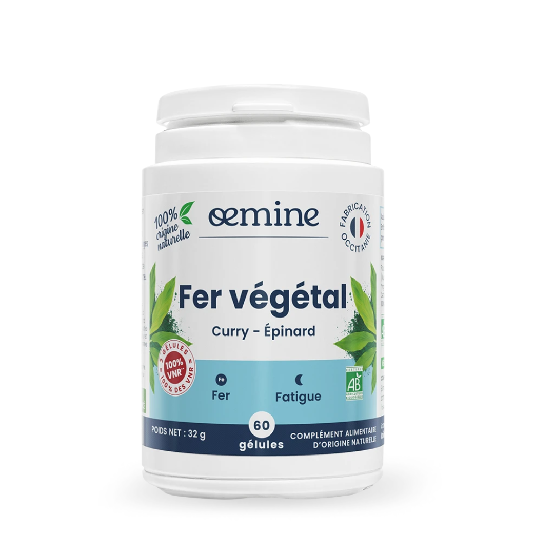 Cure 30 jours fer végétal bio - Oemine