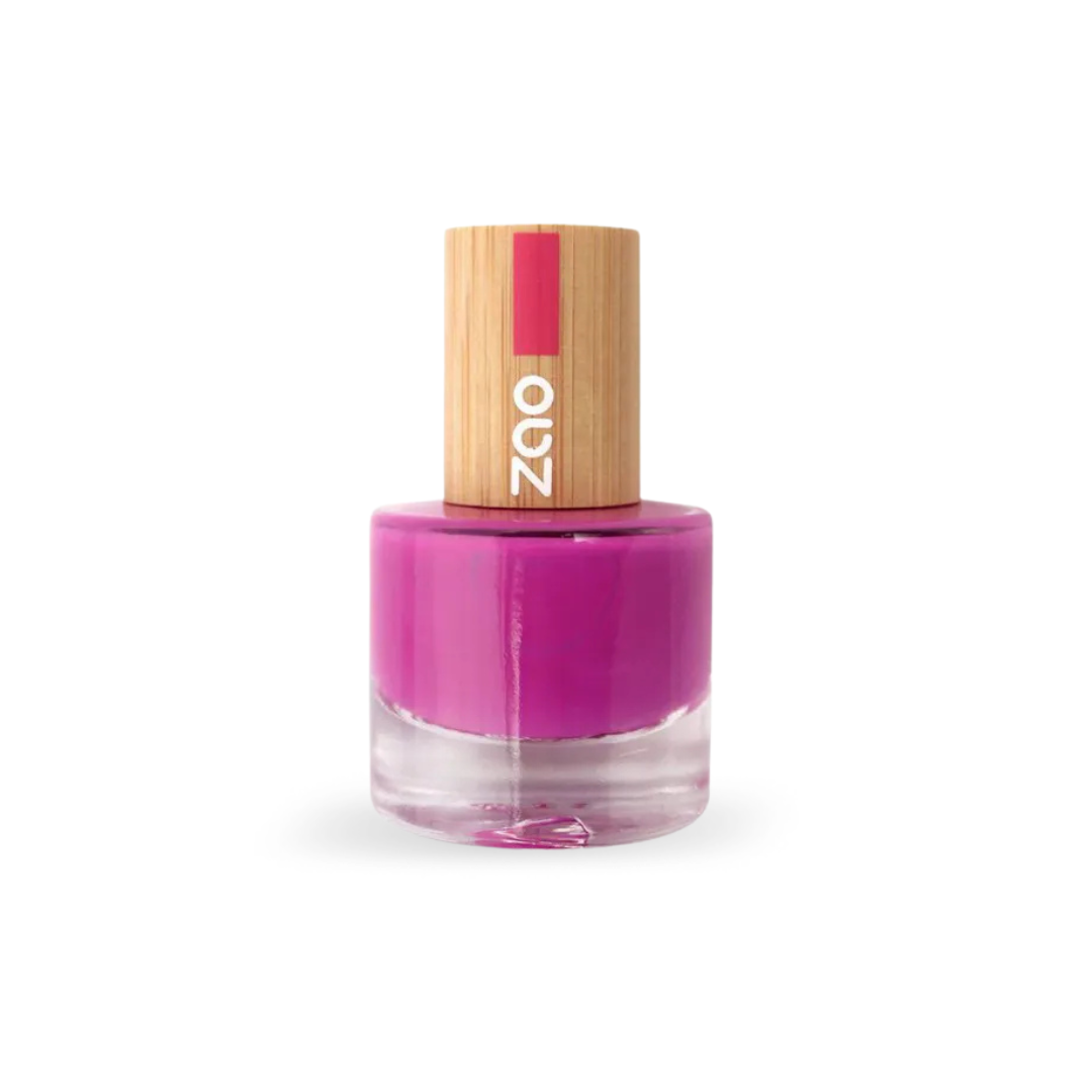 Vernis à Ongles Fuchsia Bio-sourcé - ZAO MAKE UP