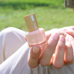 Vernis à ongles rose nacré Bio-sourcé - ZAO MAKE UP
