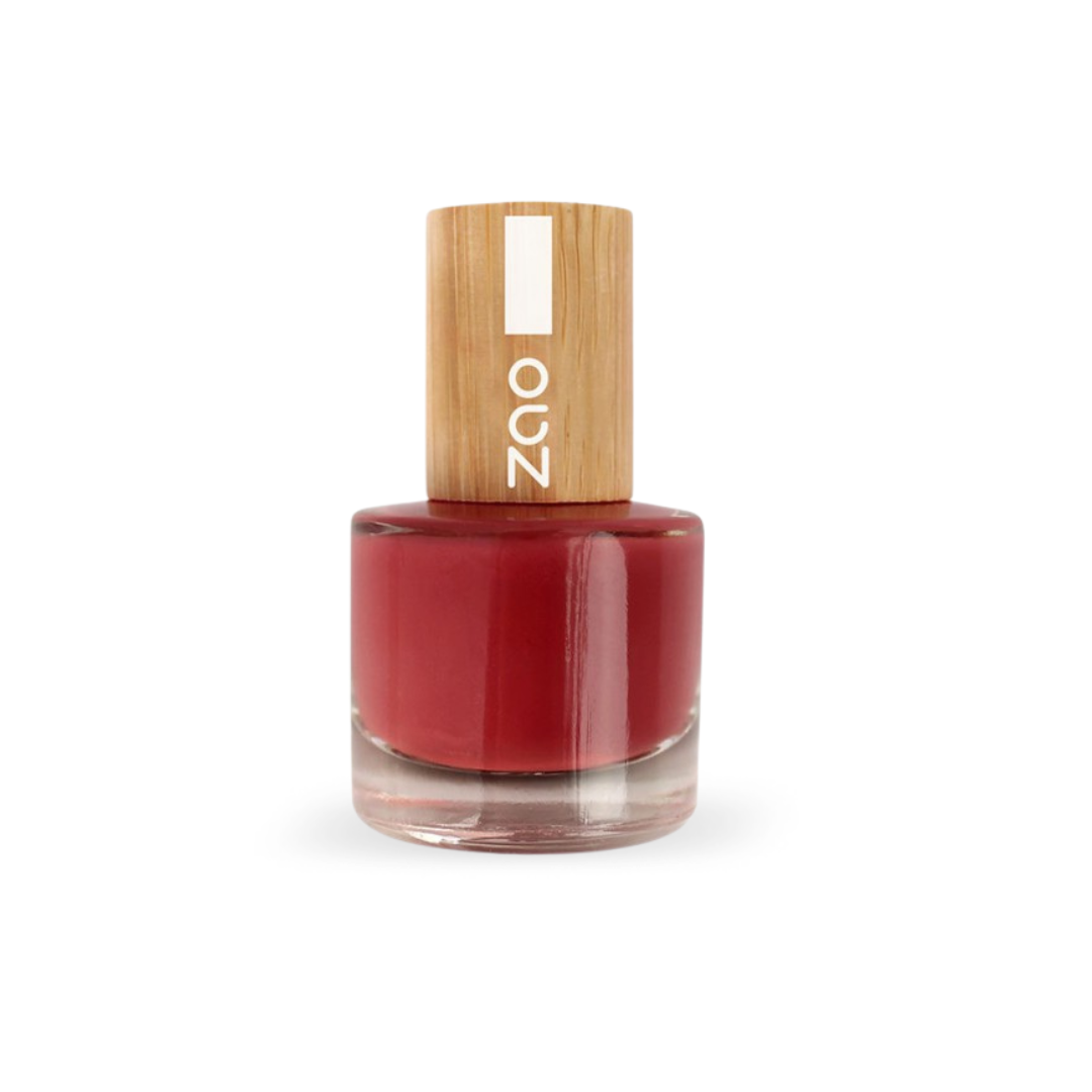 Vernis à ongles rouge toscane Bio-sourcé - ZAO MAKE UP