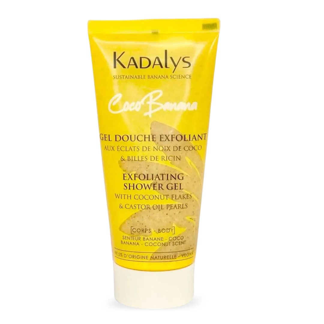 Gel douche exfoliant bio banane jaune - Kadalys