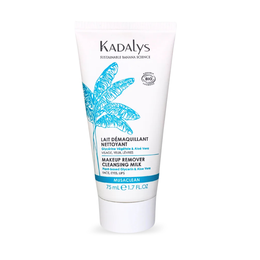 Lait démaquillant nettoyant bio banane verte - Kadalys
