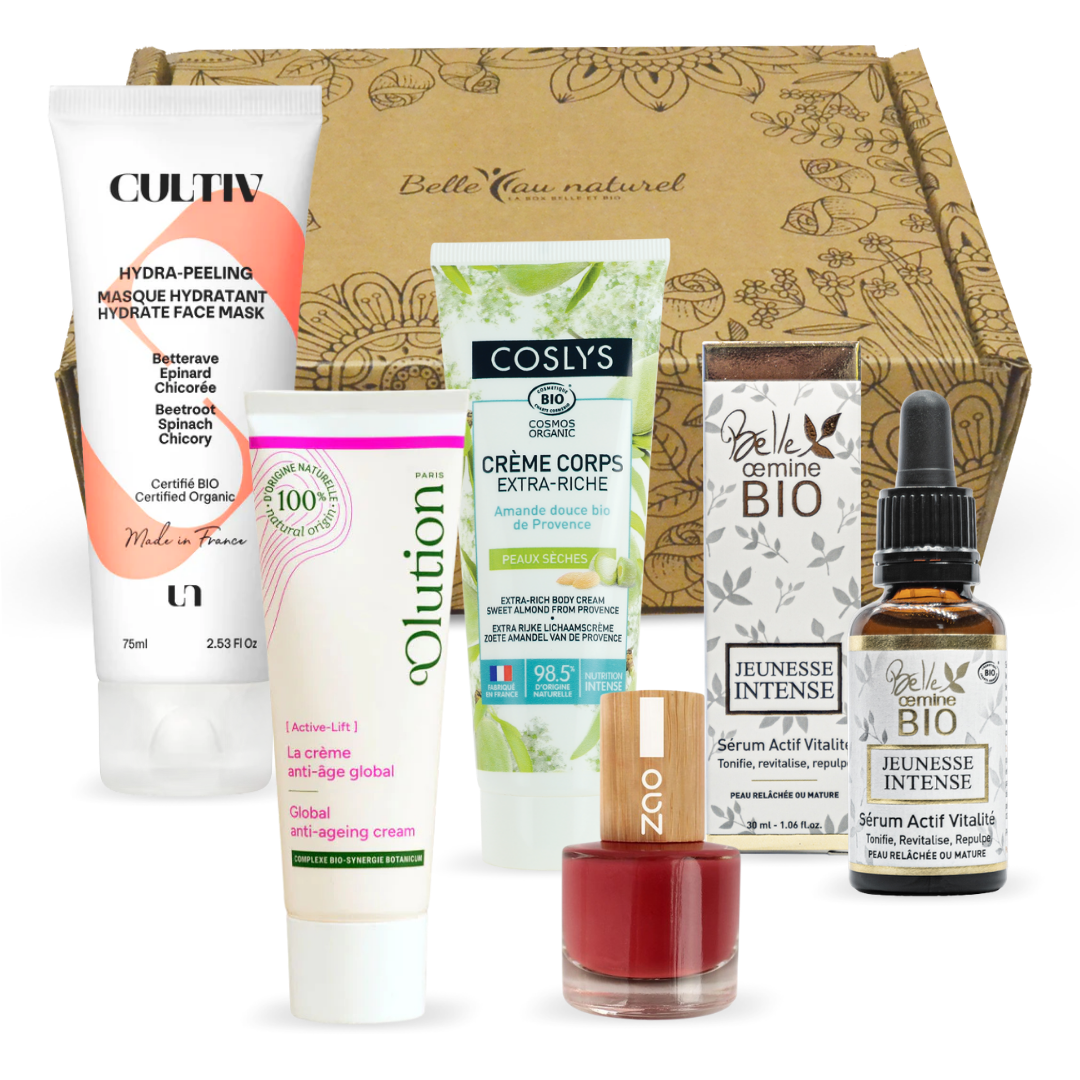 Coffret cadeau beauté cosmétiques éternelle jeunesse Biologiques Français de Belle au Naturel