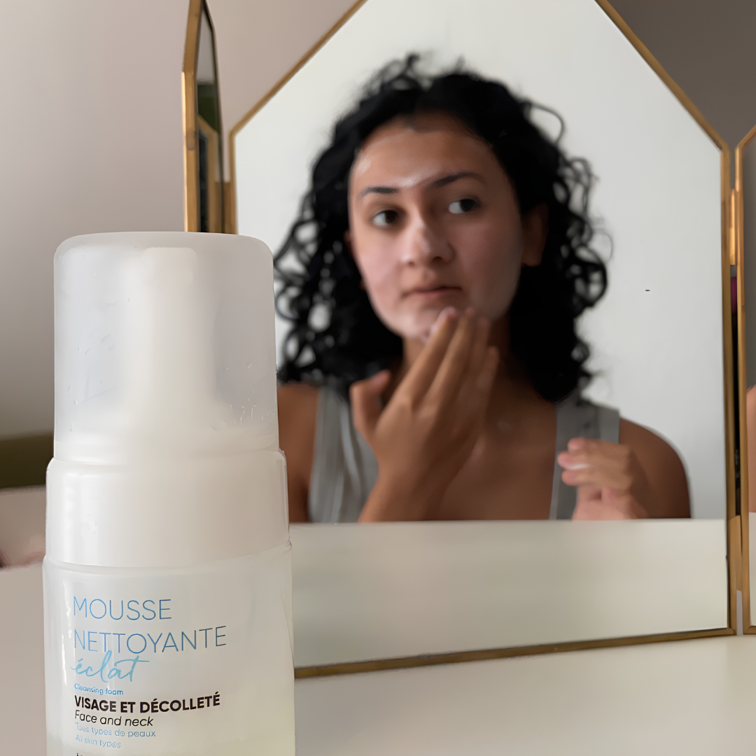 Mousse nettoyante éclat visage Bio de Lady green