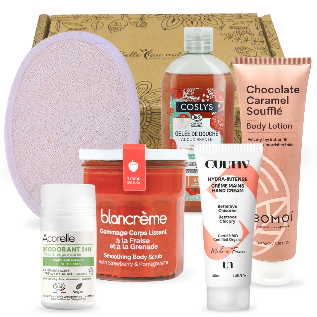 Coffret cadeau Rituel beauté pour le Corps biologique Français belle au naturel