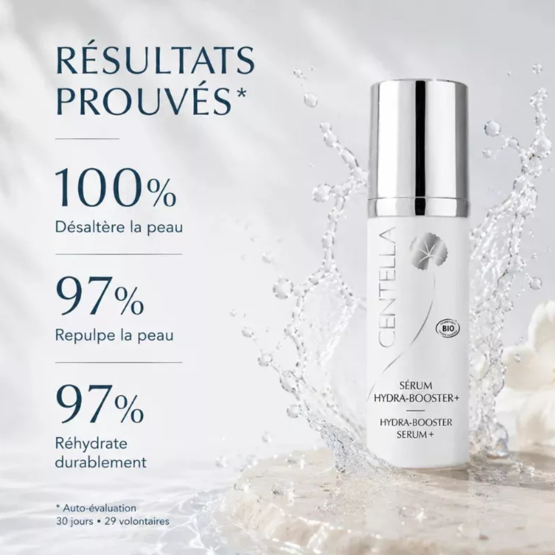 Sérum hydratant Hydra-Booster+ bio de Centella