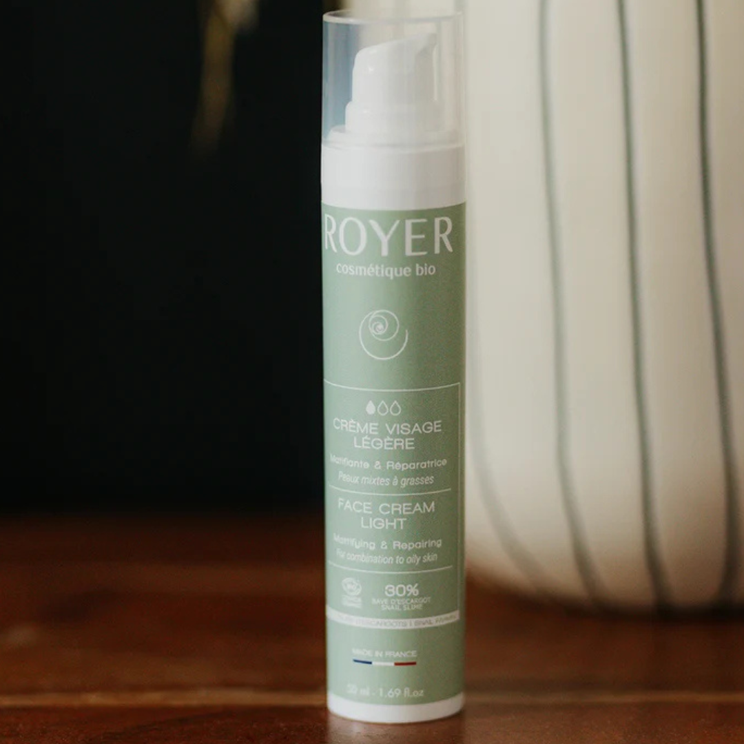 Crème visage légère hydratante matifiante Bio