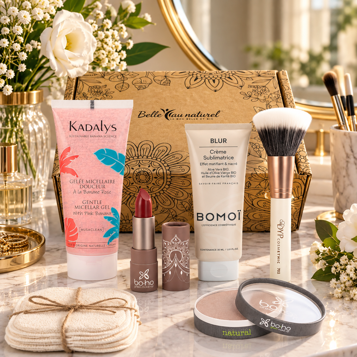Coffret beauté maquillage biologique Français belle au naturel