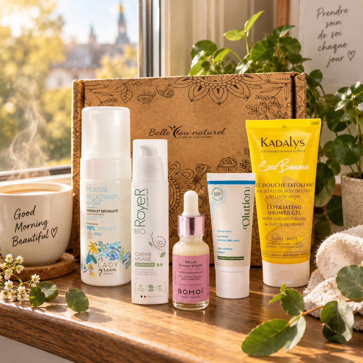 Coffret cadeau Rituel beauté du Matin BIO