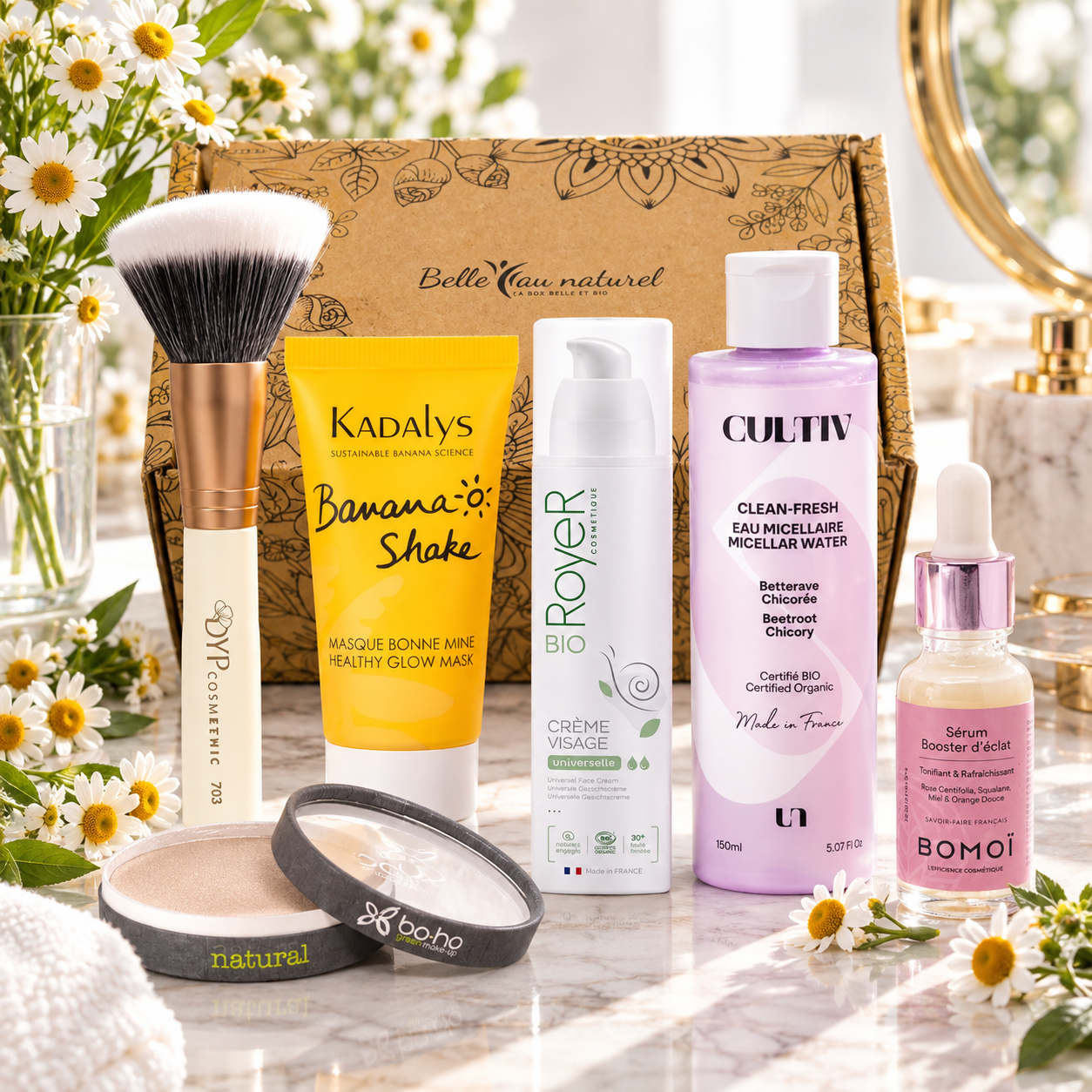 Coffret Beauté Cosmétiques Teint éclatant BIO