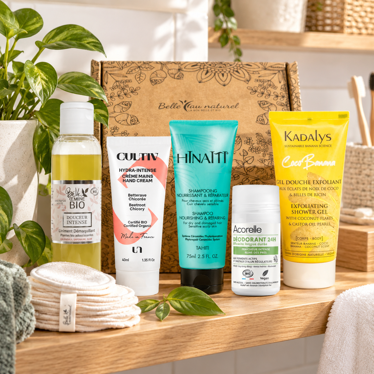 Coffret cadeau beauté routine hygiènes BIO