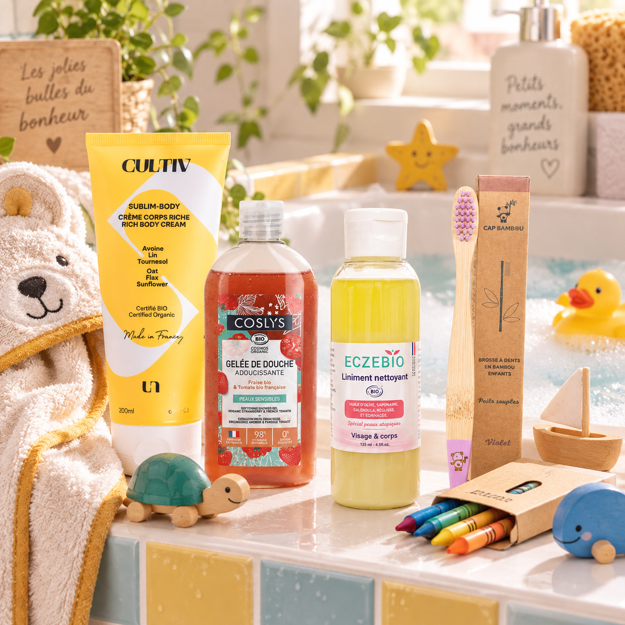 Coffret cadeau Rituel beauté Enfant biologique Français belle au naturel