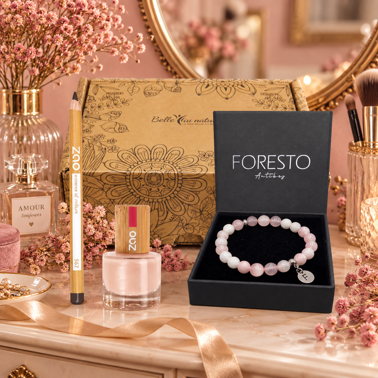 Trio coffret Cadeau Chic & Charme - Belle au Naturel