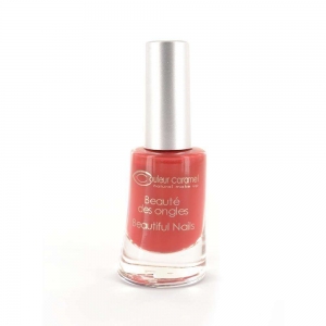 Vernis naturel terracotta couleur caramel