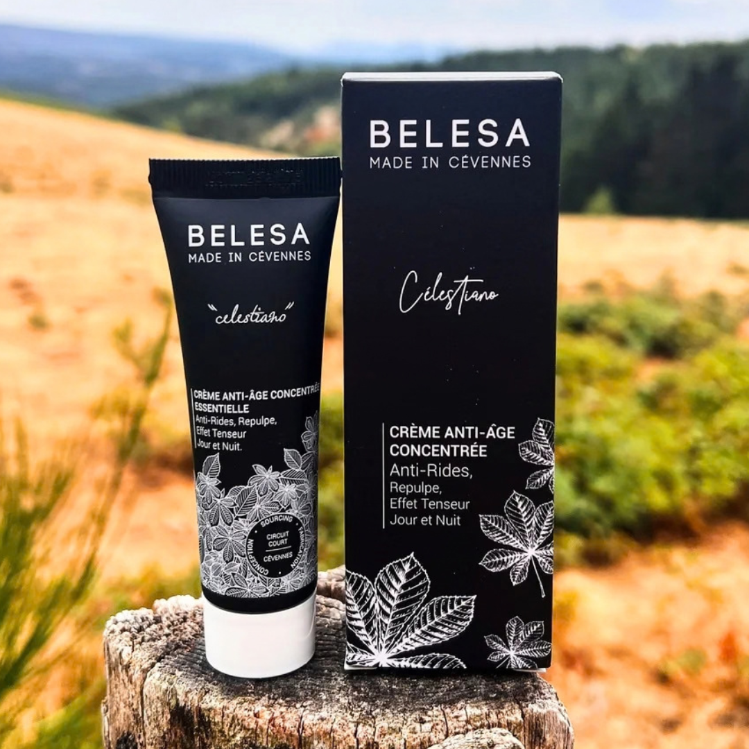 Crème visage anti-âge concentré 100% Naturelle Belesa