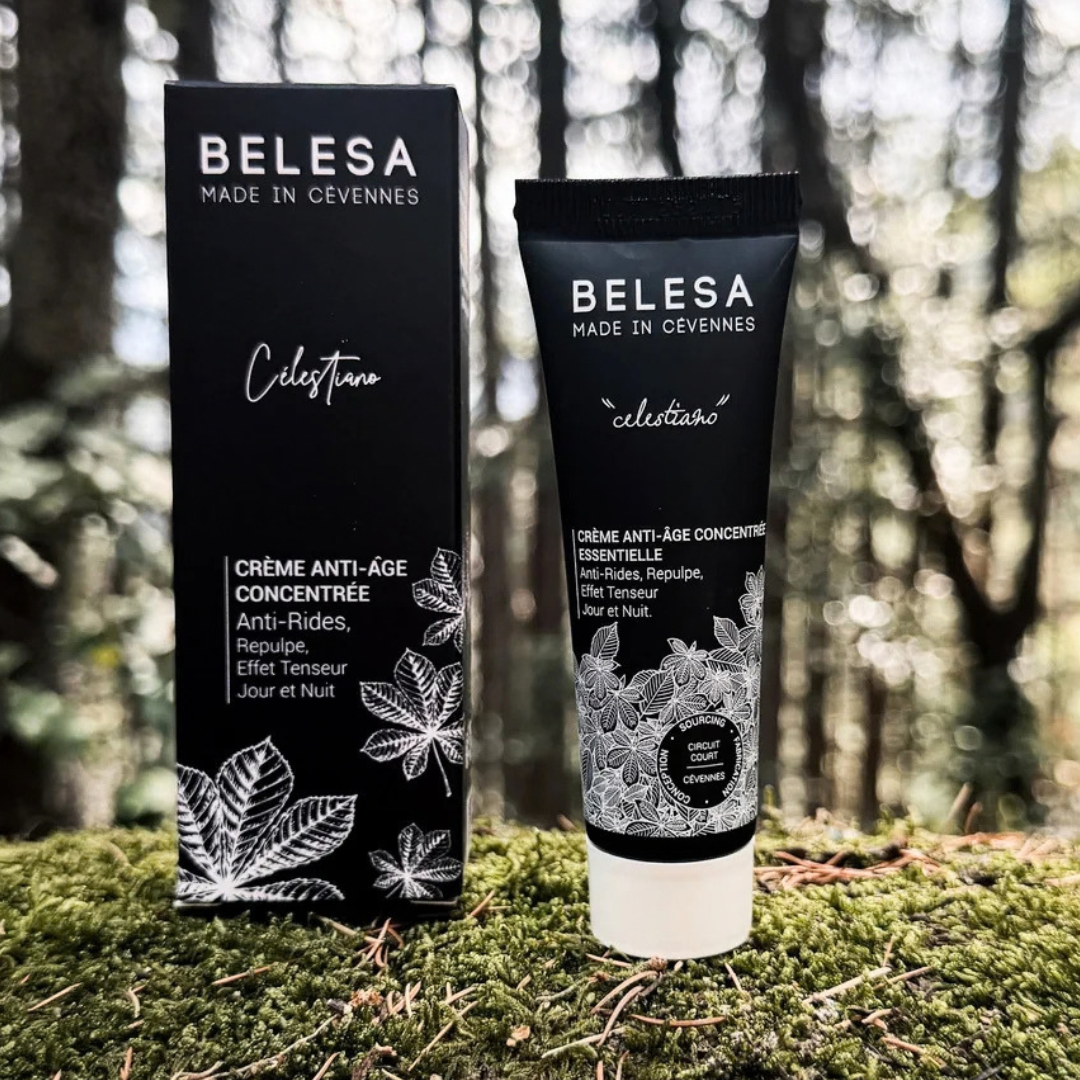 Crème visage anti-âge concentré 100% Naturelle Belesa