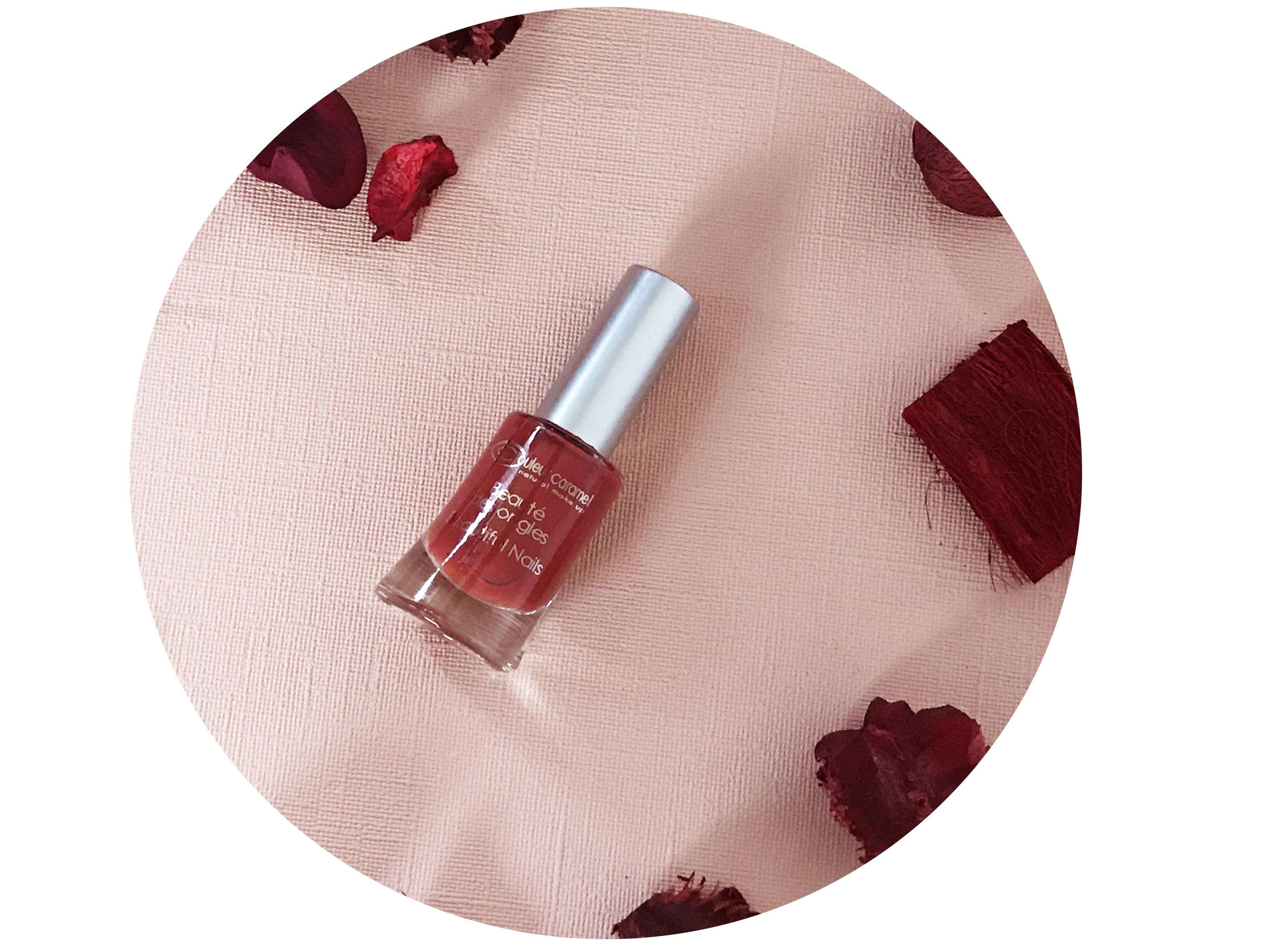 Vernis naturel terracotta couleur caramel