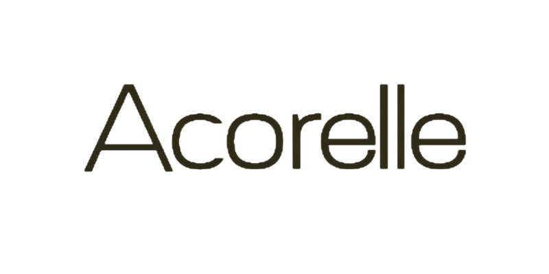 Logo Acorelle, parfums et cosmétiques bio fabriqués en Lot-et-Garonne