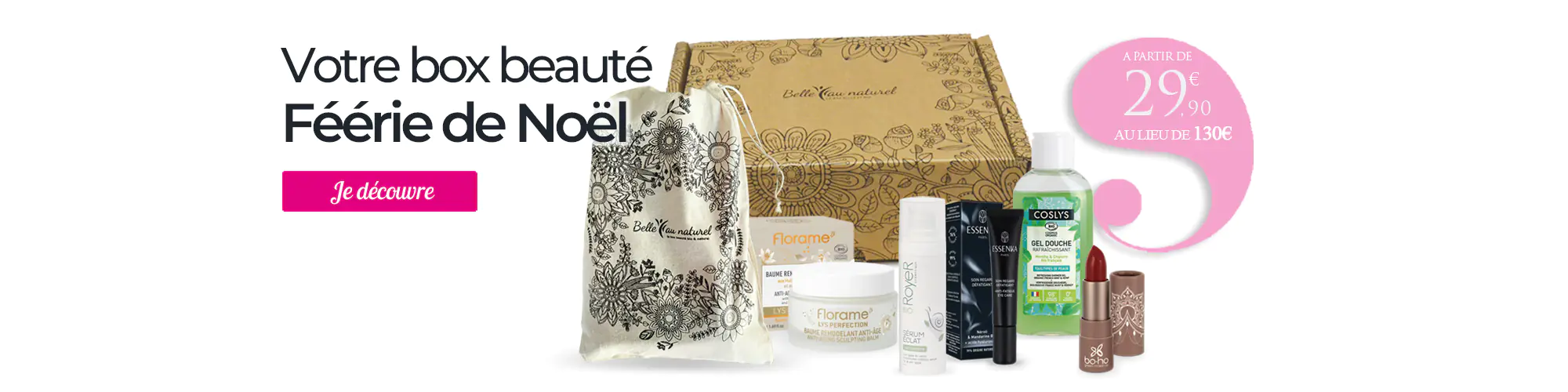 La box beauté bio Française du mois Belle au Naturel